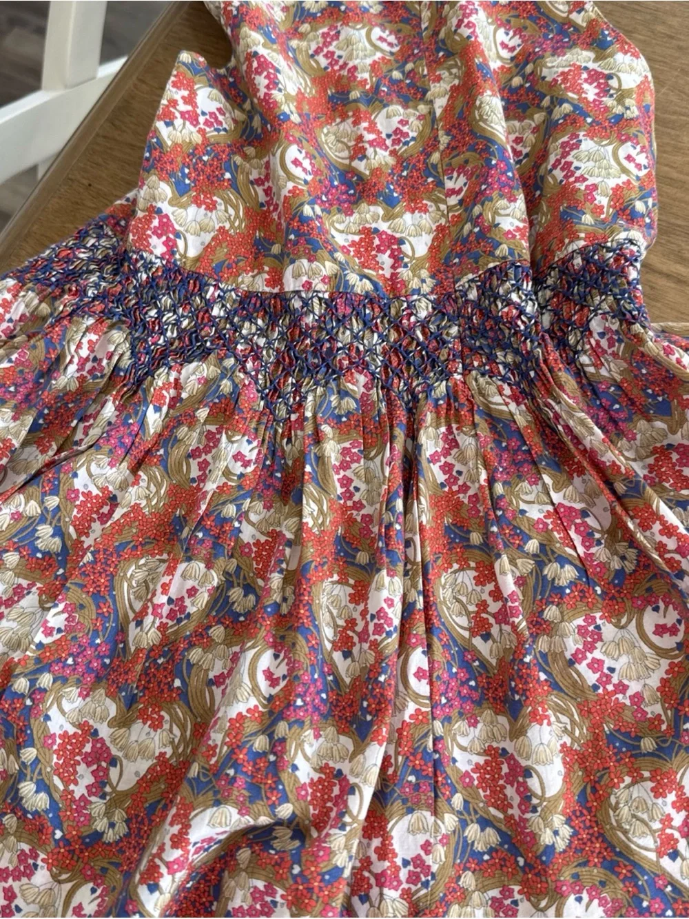 Carmelbaby&child Elegant Floral Carmel Baby Dress Size 3 Boutique